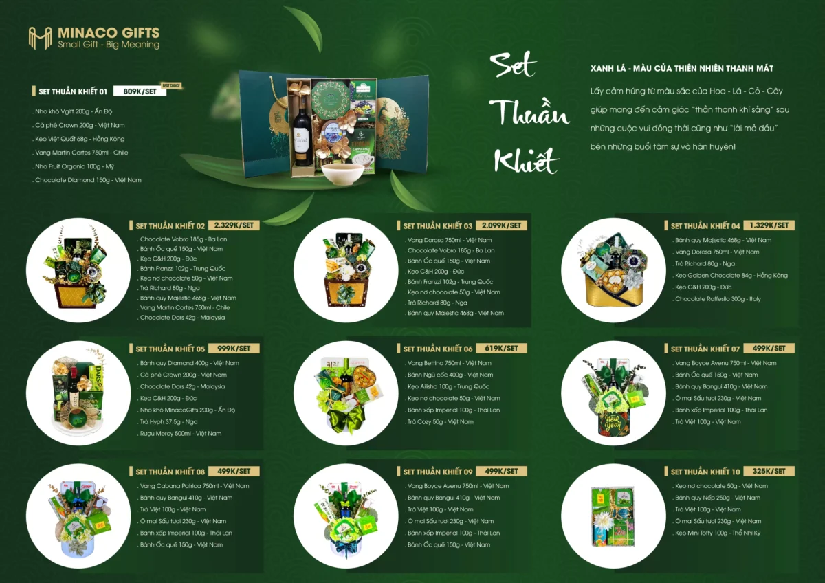 Bộ quà Minaco Gifts – concept 03